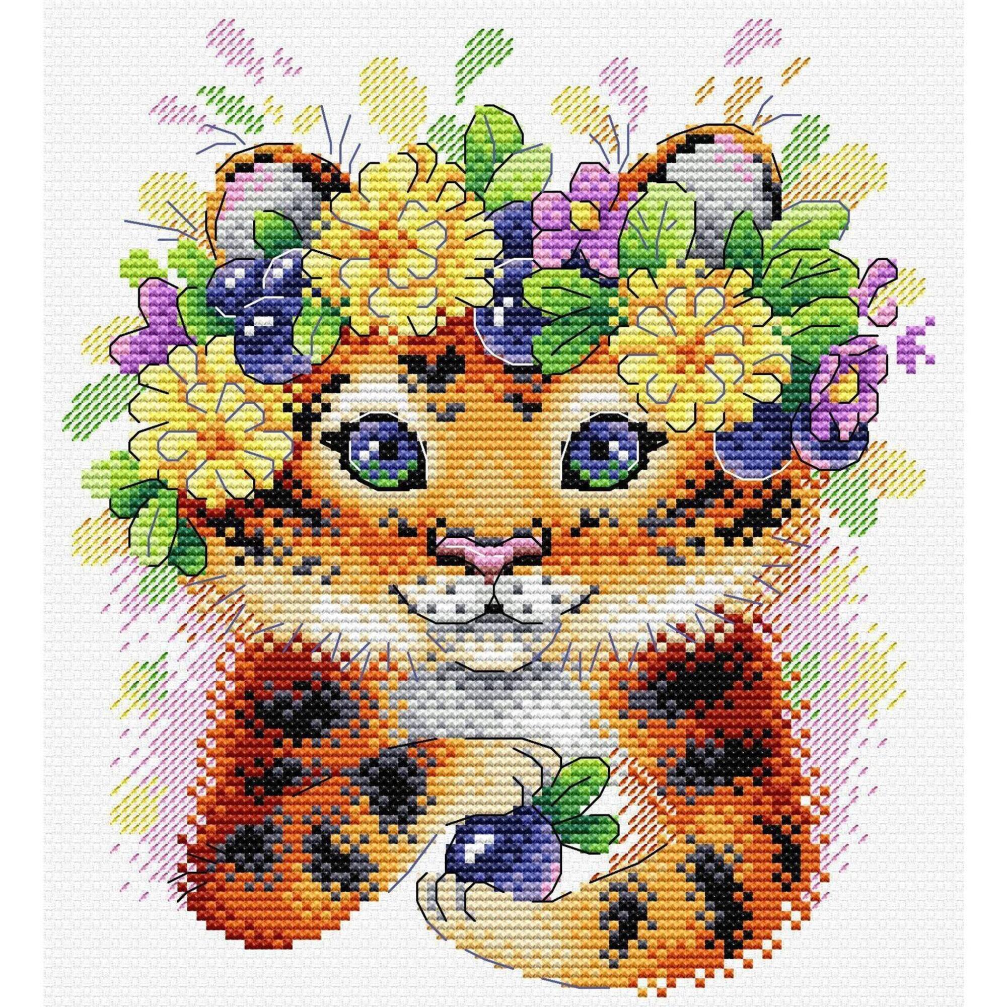 MP Studia On A Summer Day Counted Cross Stitch Kit